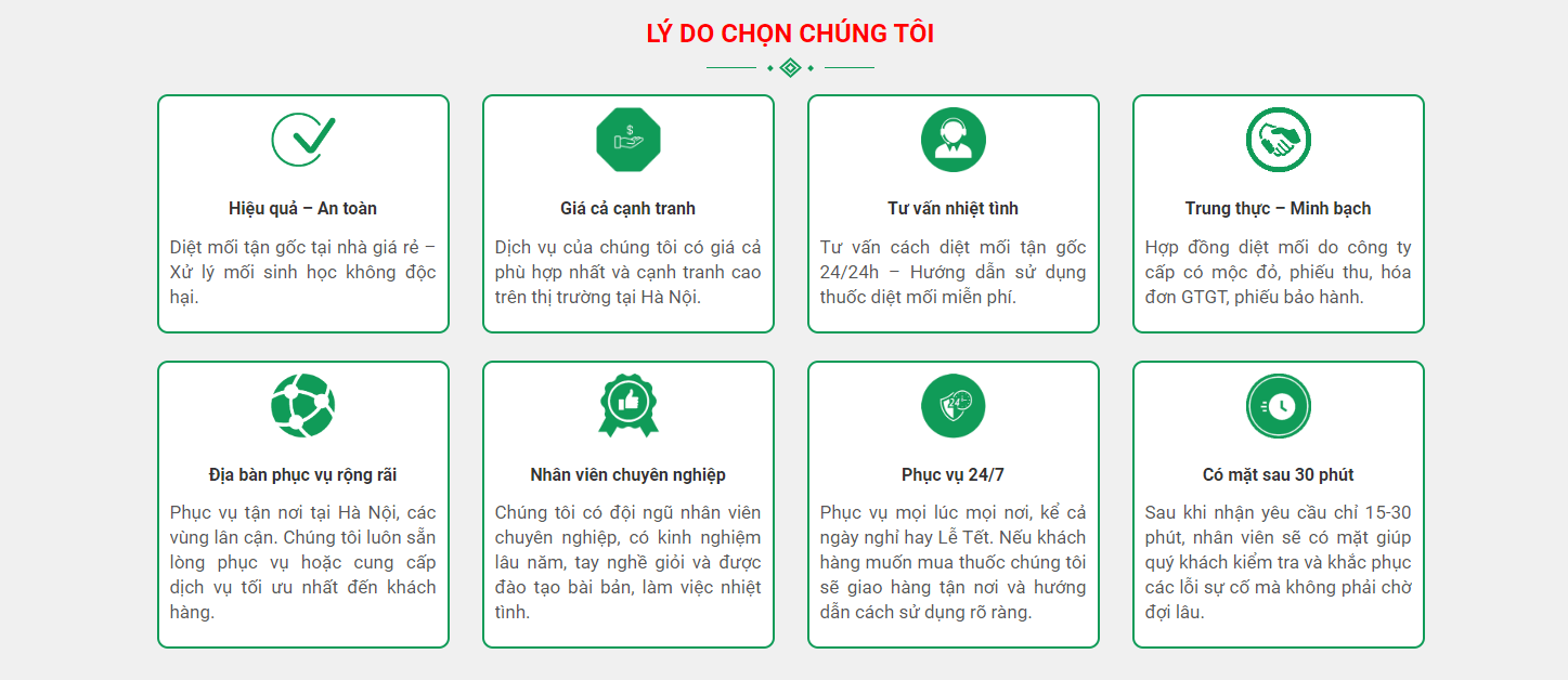 vì sao nên trọn chúng tôi